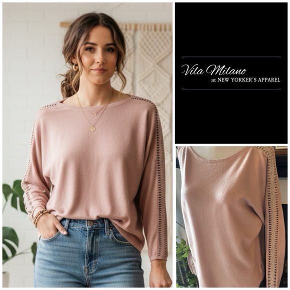 Milano Sweaters - Milano Blush Knitwear